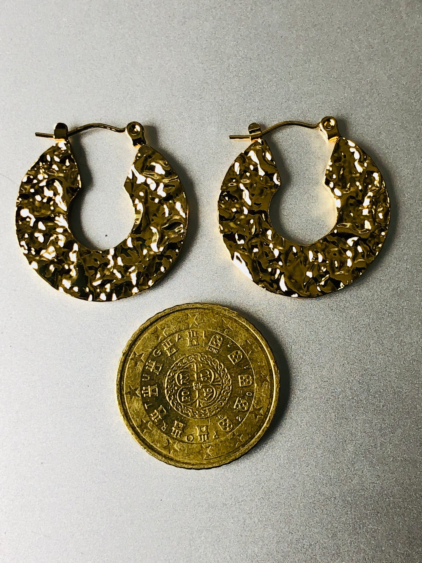 Molten Gold Hoops