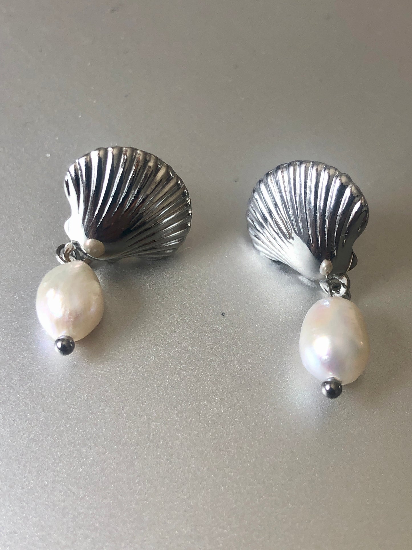 A - Silver Shell Pearls