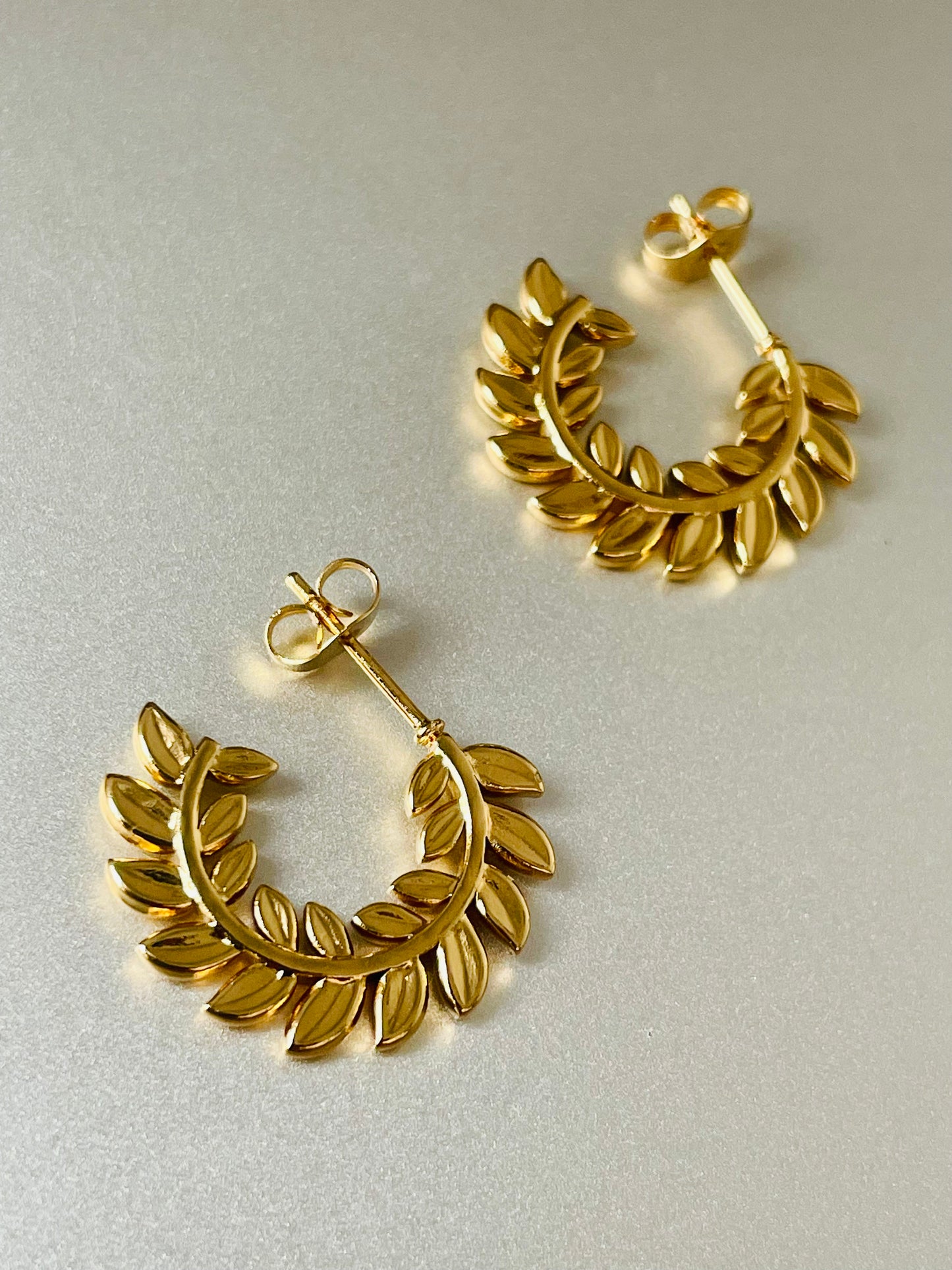 Luxe Laurel Hoops