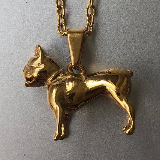 Bouledogue Doré Pendant