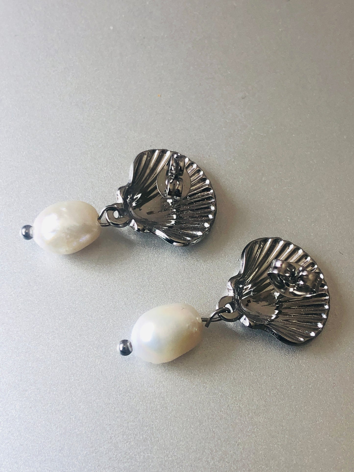 A - Silver Shell Pearls